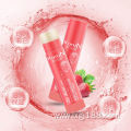 natural organic vegan honey strawberry pink lip balm